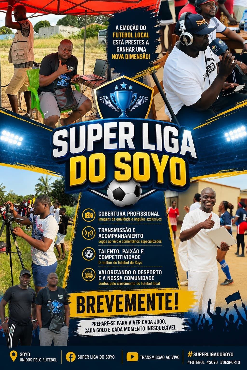 Cartaz promocional Super Liga do Soyo